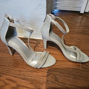 Kelly & Katie Silver Heels